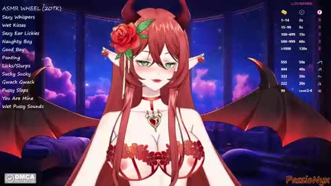 Succubus Nyx online show from 19, 1, 2025