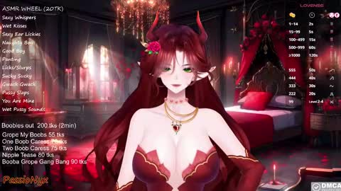 Succubus Nyx online show from 10, 2, 2025