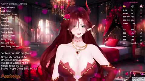 Succubus Nyx online show from 14, 2, 2025