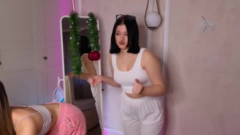 Lora black  and Lili blonde welcome you here online show from 21, 12, 2024