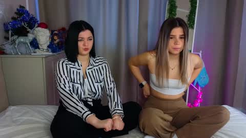Lora black  and Lili blonde welcome you here online show from 24, 12, 2024