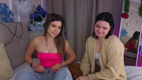 Lora black  and Lili blonde welcome you here online show from 25, 12, 2024