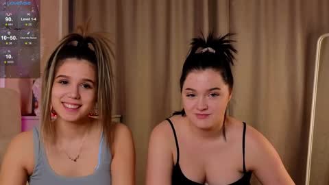 Lora black  and Lili blonde welcome you here online show from 12, 1, 2025