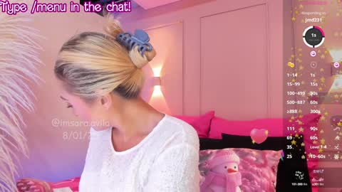 Snapshot of saraavila_ chatting on 8, 1, 2025 SaraAvila online show from 8, 1, 2025