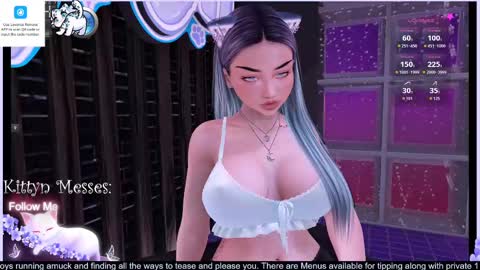 Snapshot of sassykittyn chatting on 19, 11, 2025 Sassy Sami Kittyn online show from 19, 11, 2025