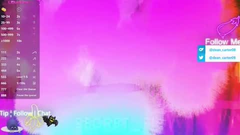 Snapshot of secret_sir chatting on 6, 2, 2026 Dean Carter online show from 6, 2, 2026