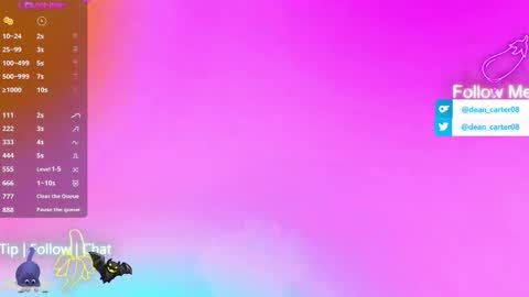 Snapshot of secret_sir chatting on 21, 3, 2026 Dean Carter online show from 21, 3, 2026