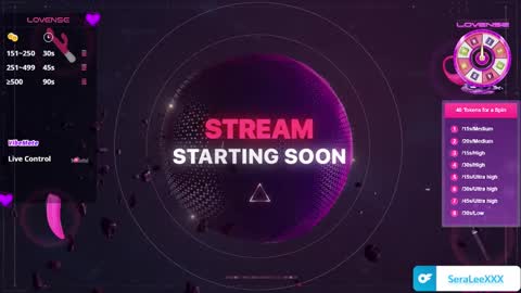 SeraLeeXXX online show from 15, 9, 2025