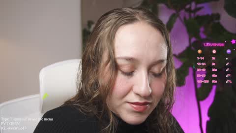 Snapshot of skarpio17 chatting on 26, 1, 2025 Im Scarlett ONLINE 5pm-10pm NYC time online show from 26, 1, 2025