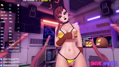 SkyeAnette online show from 10, 10, 2025