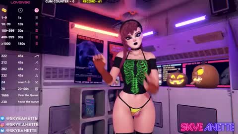 SkyeAnette online show from 25, 10, 2025