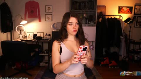 Snapshot of spectralmatter chatting on 22, 3, 2026 m online show from 22, 3, 2026