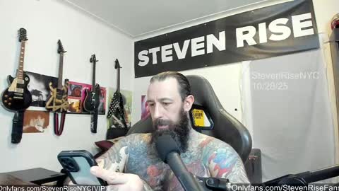 StevenRiseNYC online show from 29, 10, 2025