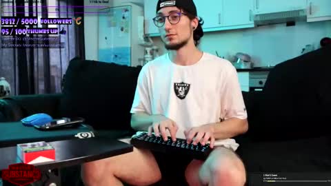 Snapshot of substanc3 chatting on 8, 10, 2025 Im Substanc3 online show from 8, 10, 2025