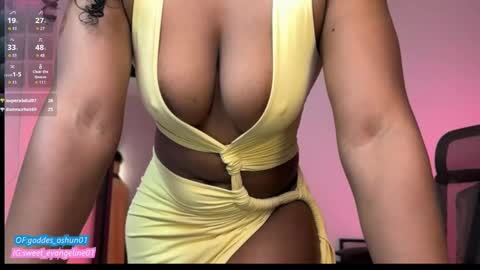 Snapshot of sweer_oshun chatting on 22, 10, 2025 Evangeline online show from 22, 10, 2025