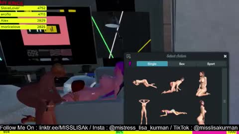  MISTRESS LISA  FIRST 3DXCHAT CAMGIRL   3dxchat anime gaming mistress domina online show from 8, 10, 2025