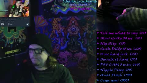 Snapshot of theassaultd chatting on 4, 12, 2025 PrincetonsShadow online show from 4, 12, 2025