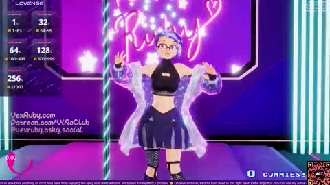 Vex Ruby online show from 2, 11, 2025