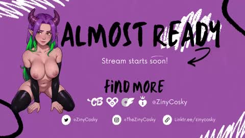 Ziny Cosky online show from 29, 9, 2025