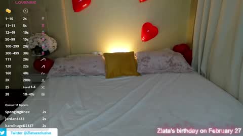 Zlata  Mon Tue Thu Fri Sun Sa GMT 3 0000pm - 0600pm  online show from 19, 2, 2025