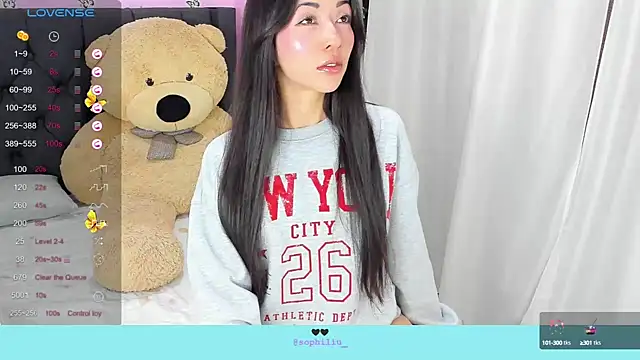 SophiaLiu online show from 13, 1, 2025