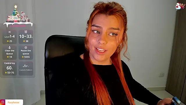 Fieryfenixx online show from 28, 12, 2024