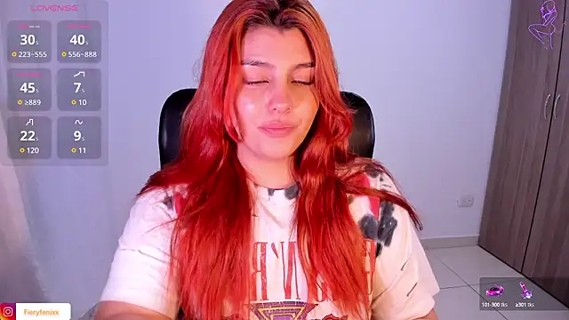 Fieryfenixx online show from 25, 1, 2025