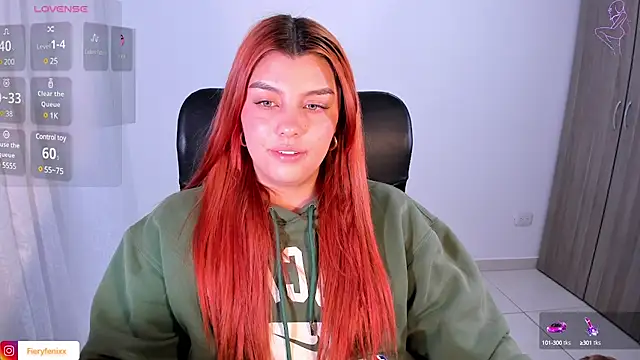 Fieryfenixx online show from 30, 1, 2025