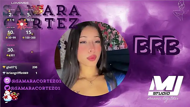 SamaraCortez online show from 13, 12, 2025