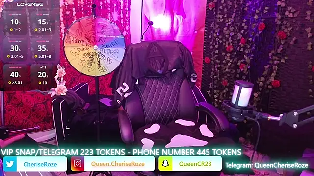 Snapshot of cheriserozequeen chatting on 17, 9, 2025 cheriserozequeen online show from 17, 9, 2025