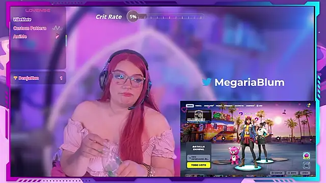 Snapshot of MegariaB chatting on 15, 2, 2026 MegariaB online show from 15, 2, 2026