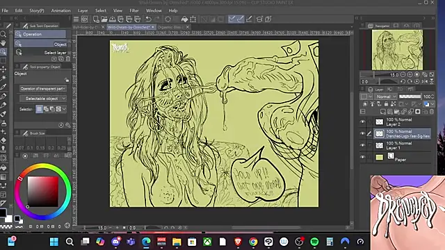 Snapshot of DrenchedArt chatting on 2, 12, 2024 DrenchedArt online show from 2, 12, 2024