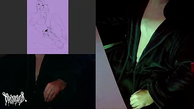 Snapshot of DrenchedArt chatting on 10, 12, 2024 DrenchedArt online show from 10, 12, 2024