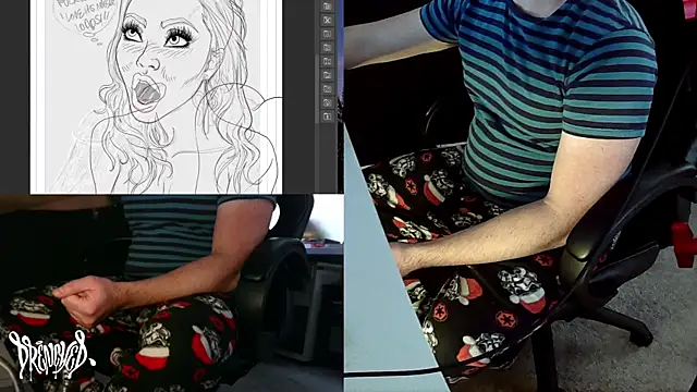 Snapshot of DrenchedArt chatting on 19, 12, 2024 DrenchedArt online show from 19, 12, 2024