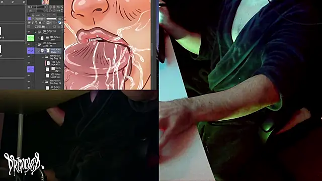 Snapshot of DrenchedArt chatting on 8, 1, 2025 DrenchedArt online show from 8, 1, 2025