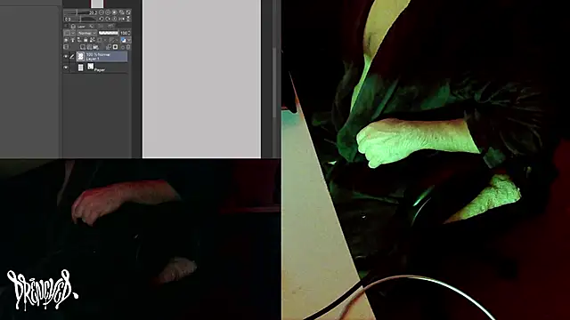 Snapshot of DrenchedArt chatting on 30, 1, 2025 DrenchedArt online show from 30, 1, 2025