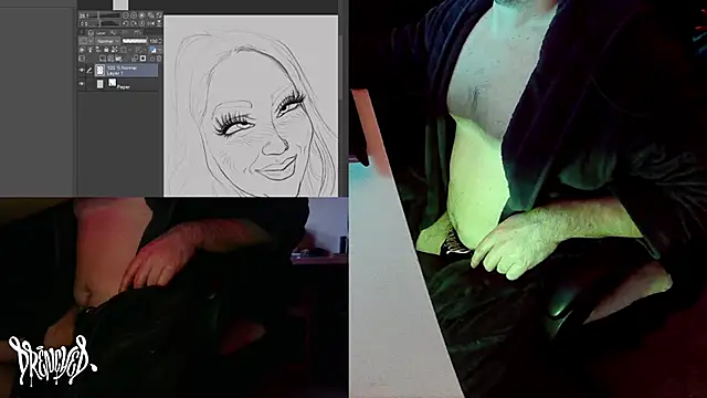 Snapshot of DrenchedArt chatting on 30, 1, 2025 DrenchedArt online show from 30, 1, 2025