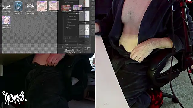 Snapshot of DrenchedArt chatting on 28, 2, 2025 DrenchedArt online show from 28, 2, 2025