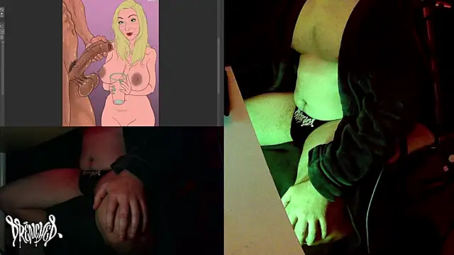 Snapshot of DrenchedArt chatting on 3, 3, 2025 DrenchedArt online show from 3, 3, 2025