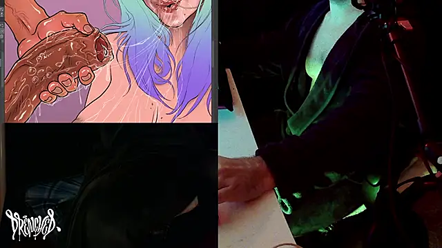 Snapshot of DrenchedArt chatting on 5, 3, 2025 DrenchedArt online show from 5, 3, 2025