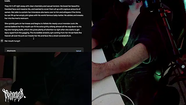 Snapshot of DrenchedArt chatting on 18, 3, 2025 DrenchedArt online show from 18, 3, 2025