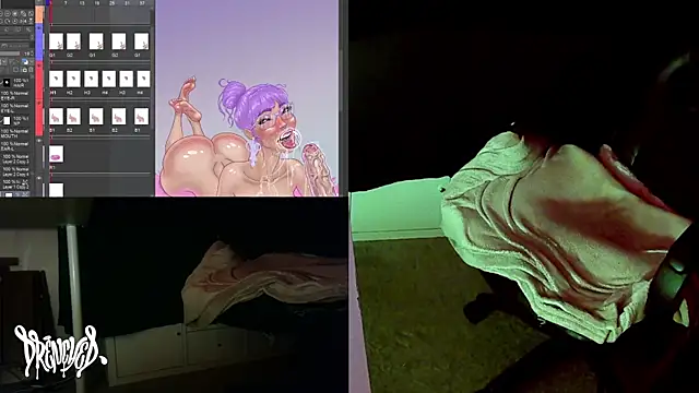 Snapshot of DrenchedArt chatting on 22, 9, 2025 DrenchedArt online show from 22, 9, 2025