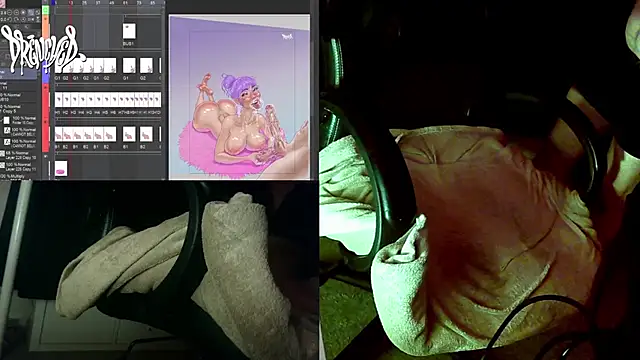 Snapshot of DrenchedArt chatting on 25, 9, 2025 DrenchedArt online show from 25, 9, 2025