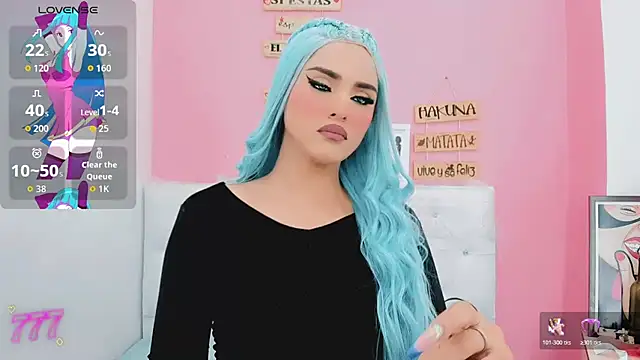 valentina princess  online show from 15, 2, 2026