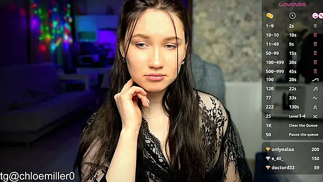 ChloeMillerMeow online show from 22, 1, 2025