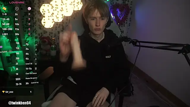 twinkben online show from 8, 9, 2025