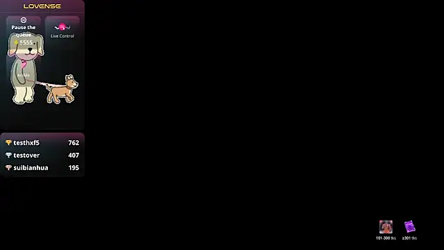 Lovensetest online show from 12, 3, 2026