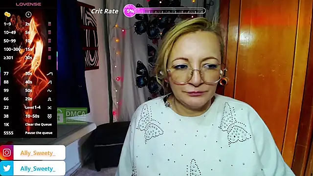 Ally Sweety online show from 2, 10, 2025