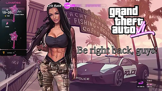 Sonja Stripper Ray online show from 29, 10, 2025