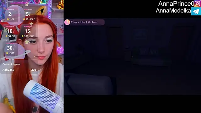 Anna Prince online show from 23, 2, 2025